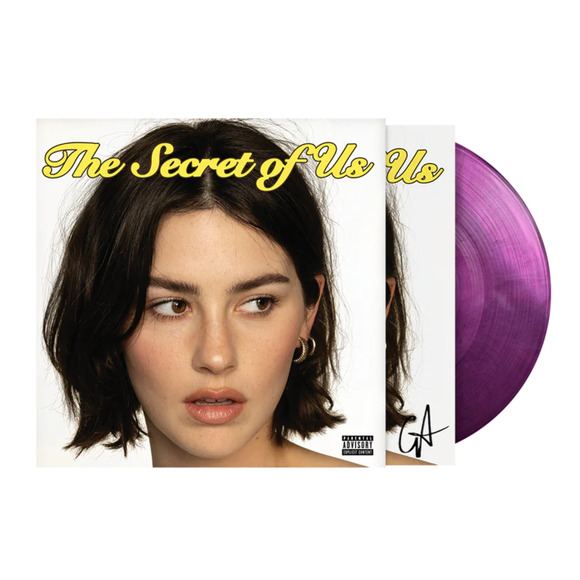 Gracie Abrams The Secret Of Us Exclusive -Signed Purple and Yellow Vinyl - Picture 2 of 3